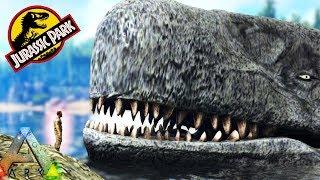  THIS GIANT WHALE EATS YOU WHOLE!! Ark Survival Evolved Jurassic Park Expansion Mod Update