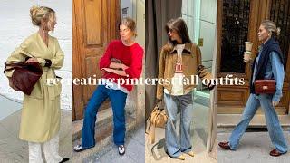 Recreating Pinterest Outfits Fall 2024