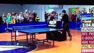 Kid Pushes Table Tennis Referee Out Of Chair After Defeat