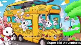 Rory the Rabbit's Happy School Day Adventure- Learning English - Kids stories