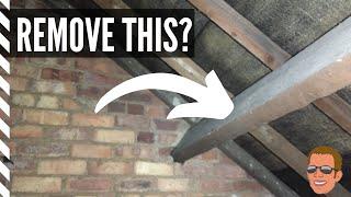 How to remove a roof purlin for a loft conversion