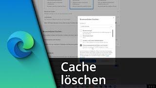 Edge Cache löschen | Cache leeren in Microsoft Edge  Tutorial