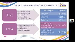 Пенсионное социальное обеспечение инвалидов