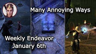 Weekly Endeavor Walkthrough - ESO (6th January) / Many Annoying Ways