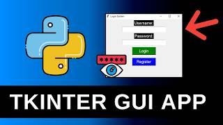 Login | Register Panel with Python Tkinter