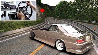 FULL SEND at Mt. Akina (4k) - Assetto Corsa PC Gameplay w/Steering Wheel