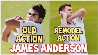 James Anderson Old Action And Remodel Action Learn Fast Bowling Cricket