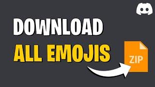 How to DOWNLOAD ALL EMOJIS from a Discord Server?! | 2022 | Easy