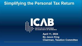 Simplifying the Personal Tax Return