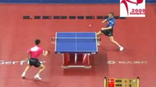 Finn Tugwell vs Li Ching (2008 WTTTC)