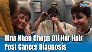 Hina Khan's mother weeps as she cuts her long locks during breast cancer chemotherapy | Trending