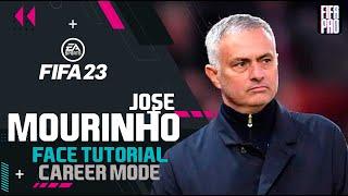 FIFA 23 JOSE MOURINHO FACE FIFA 23 LOOK ALIKE | TUTORIAL |  CAREER MODE | MANAGER ROMA