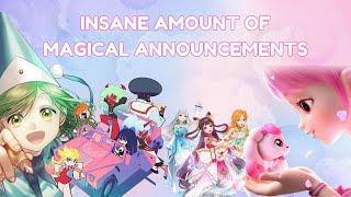 AX Magical Girl Anime Announcements, Magic Knight Rayearth Anime, Madoka Game, Miraculous Reveals