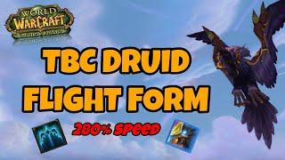 TBC Druid Flight Form Quest - Swift Flight Form and Anzu Summon - Reins of the raven lord