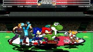 Team andersonkenya1 vs Team YochiThMaster333 MUGEN Request 4v4 Battle!!!