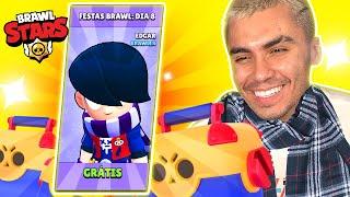 LIBEREI O EDGAR GRÁTIS NO NÍVEL MÁXIMO!! BRAWL STARS!!