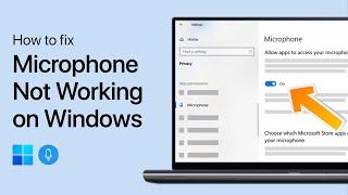 How To Fix Microphone Not Working on Windows PC