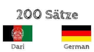 200 Sätze - Dari - Deutsch