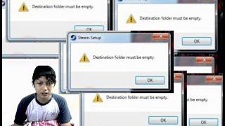 Destination folder must be empty !!! Steam Fix - Bahasa Indonesia