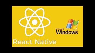 react native install for windows 2019