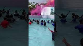 Kanak water park #holi #holispecial #waterpark #waterdance #fun #dance #waterplay#india #rammandir