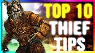 Skyrim TOP 10 Best Secret THIEF Build Tips & Tricks! (Special Edition Guide)