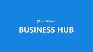 DecoNetwork Business Hub demonstration