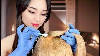 [ASMR] Relaxing Scalp and Root Treatment