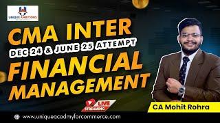 Lecture -3 Cost of capital || Financial Management || CMA Inter Dec'24/ June'25