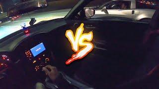 FIRST TIME RACING MY 330HP E85 TURBO FRS!!