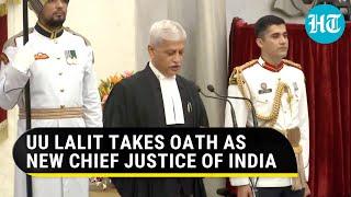 ‘Role of SC is…’: Justice UU Lalit sworn in as new CJI; Vows big reforms in 74-day tenure