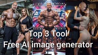 Top 3 best AI image generator sites with demo- Free AI image | AI image kese banaye #ai #video #edit