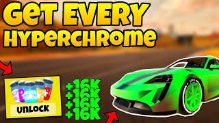 [Glitch] How to Get EVERY HYPERCHROME LEVEL 5 the FASTEST & EASIEST Way POSSIBLE | Roblox Jailbreak
