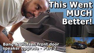 This upgrade wasn't so bad - Audi S5 B9.5 B&O Front Door Speaker Upgrade