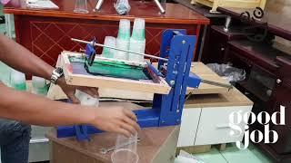 Cheap silk screen printing machine Vietnam .Call 0084 911 359 388