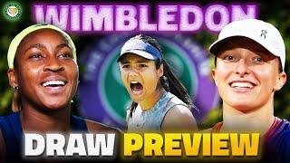 Swiatek & Gauff BIG CHANCE to win! | Wimbledon 2024 | Women's Draw Preview & Predictions