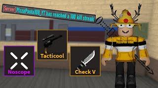 Getting A 100 Kill Streak In KAT Roblox