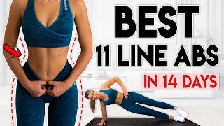 BEST 11 LINE ABS (2021) | Lose Fat in 14 Days | 8 minute Workout