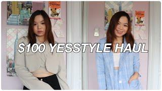 $100 Challenge YesStyle Haul Try-On & Honest Review | Kye Sees