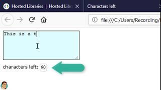 jQuery Tutorial - Count Remaining Characters in Textarea