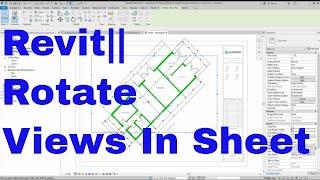 Rotate View On Sheet In Revit