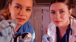 ASMR Hospital Emergency Room Trauma Patient | Doctor & Nurse