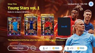  12,000 Coins Pack Opening | Show Time Young Stars Vol. 1 | Haaland+Palmer+Nico Williams | Konami