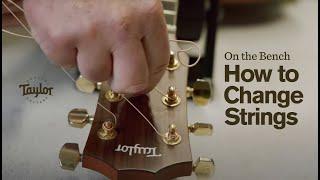 How To Change Acoustic Guitar Strings | On the Bench with Rob Magargal