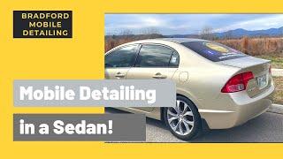 Mobile Detailing Setup in a Honda Civic Sedan!