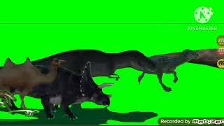 Dinosaur Stampede From Meteor Green Screen Add Round 1