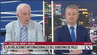 Las relaciones internacionales del gobierno de Milei; el análisis de Andrés Cisneros