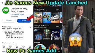 Jio Cloud Gaming New Update Lanched || New Open World and Racing Games add || Smooth Gameplay 
