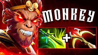 1000GPM Monkey King 34Kills Butterfly + Daedalus One Shot Boundless Strike Dota 2