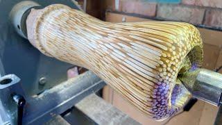 Woodturning - Bamboo Sticks & Resin